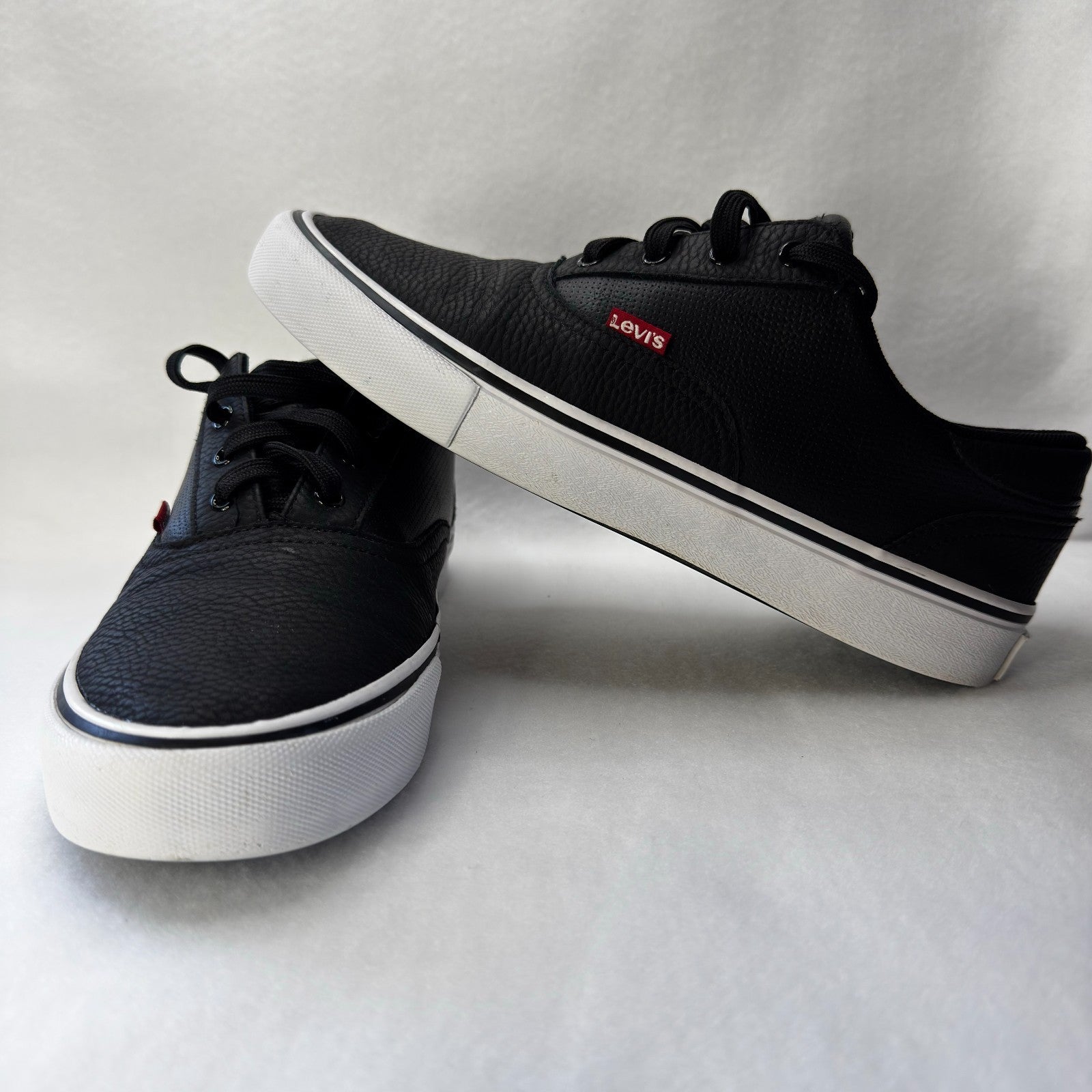 Levi's men's Ethan S WX Casual Fashion Sneaker Black Shoes Size 8.5 US