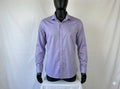 Mens Tommy Hilfiger Shirt Long Sleeve, Purple, Size L, Slim Fit Wrinkle Free