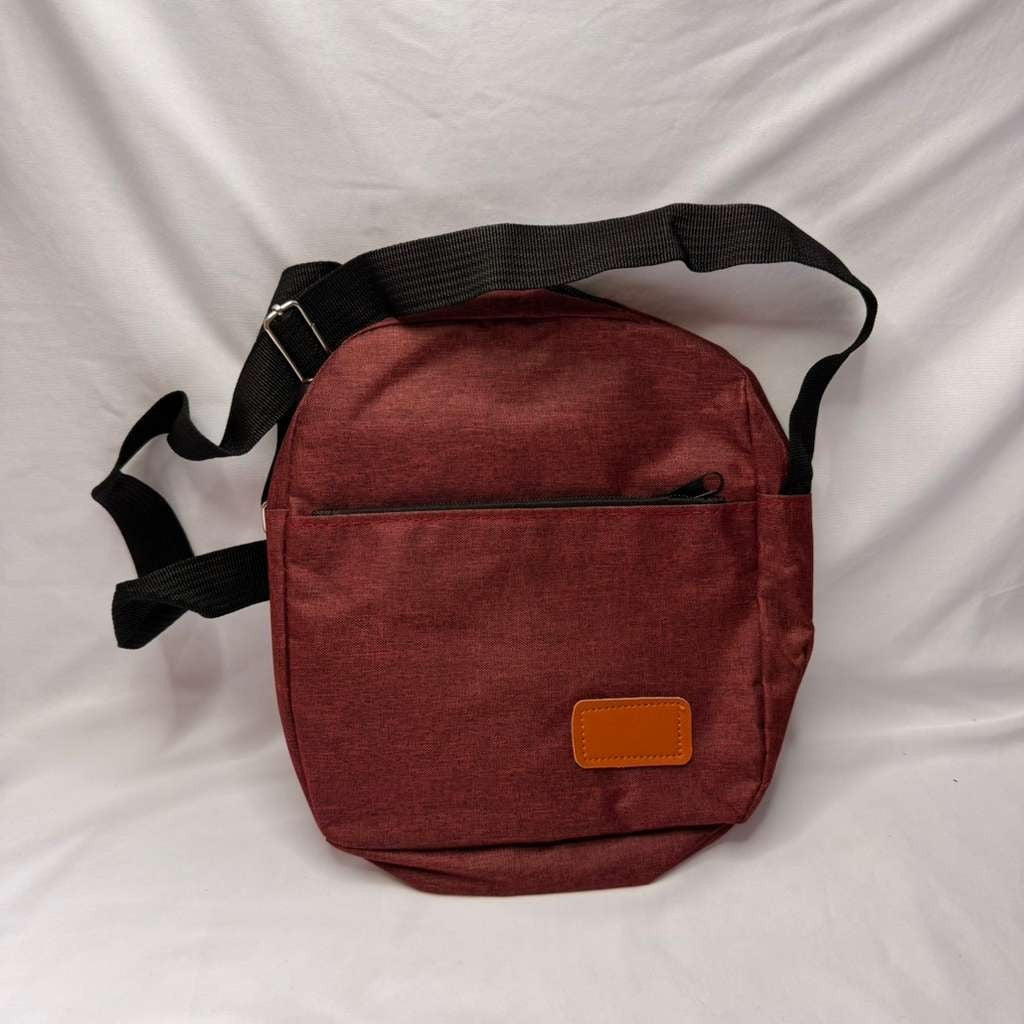 Unisex Organizer Polyester School Backpack, Red 3 Pack