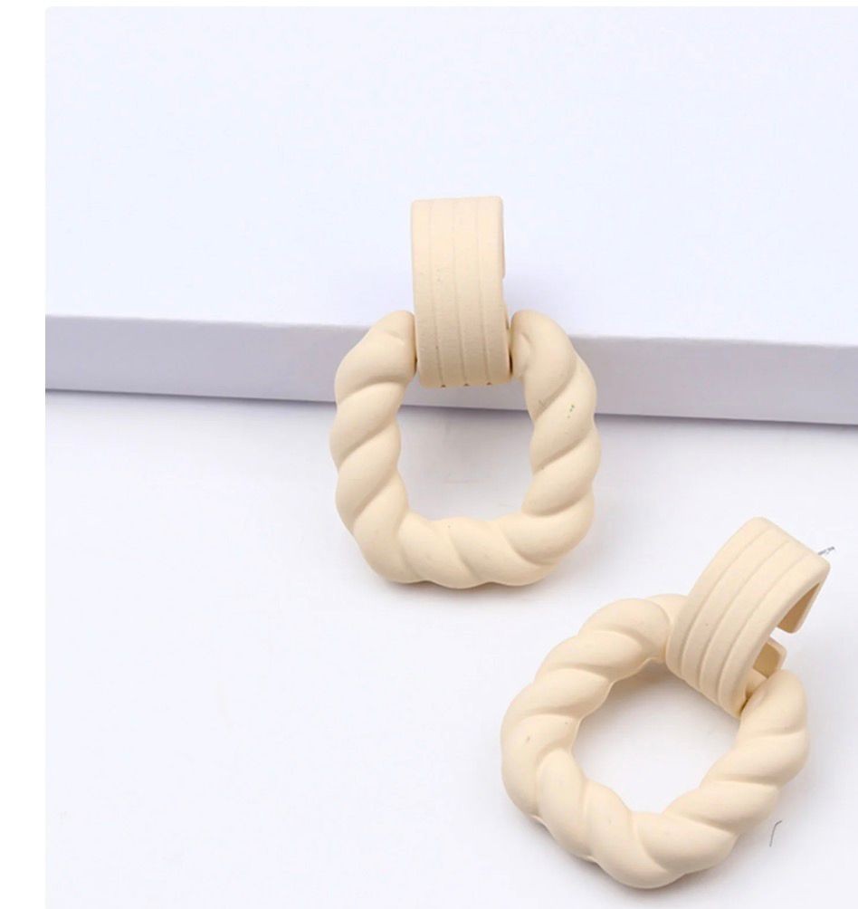 Square Earrings Acrylic Women's,girls About 30mm×41mm