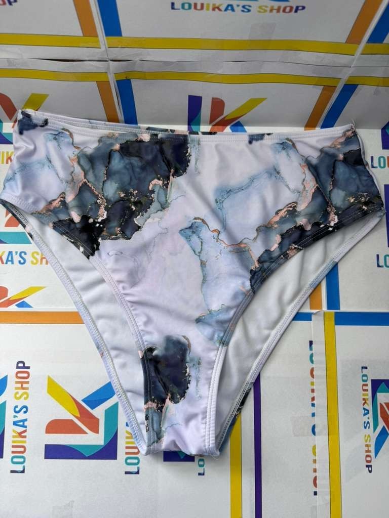 Women's Bikini Set Fashion Marbe Pettern Colorful Dgital Print