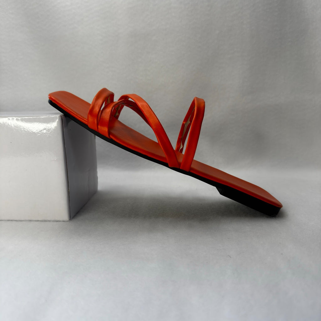 Womens Sandals Orange Size 7.5 US