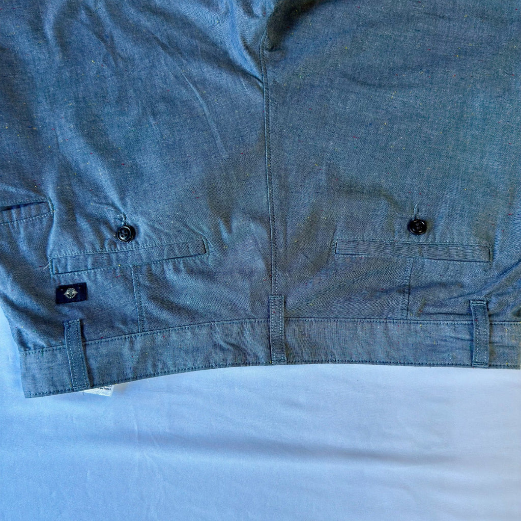 Dockers Shorts Men's Size 32 Gray Chino, 99% Cotton