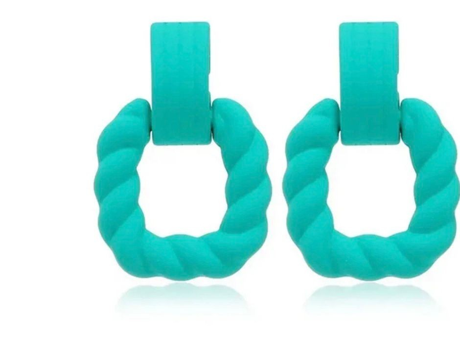 Square Earrings Acrylic Women's,girls About 30mm×41mm