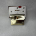 Aldo Gold Plated Jewelry Pouch with Snap Button for Necklaces Bracelet Rings