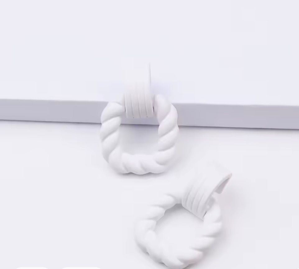 Square Earrings Acrylic Women's,girls About 30mm×41mm