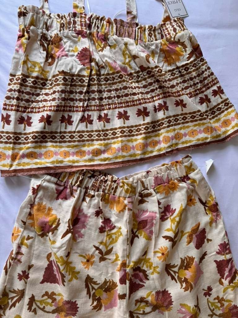 Good Luck Gem Multicolor Floral Jumpsuit Size Medium