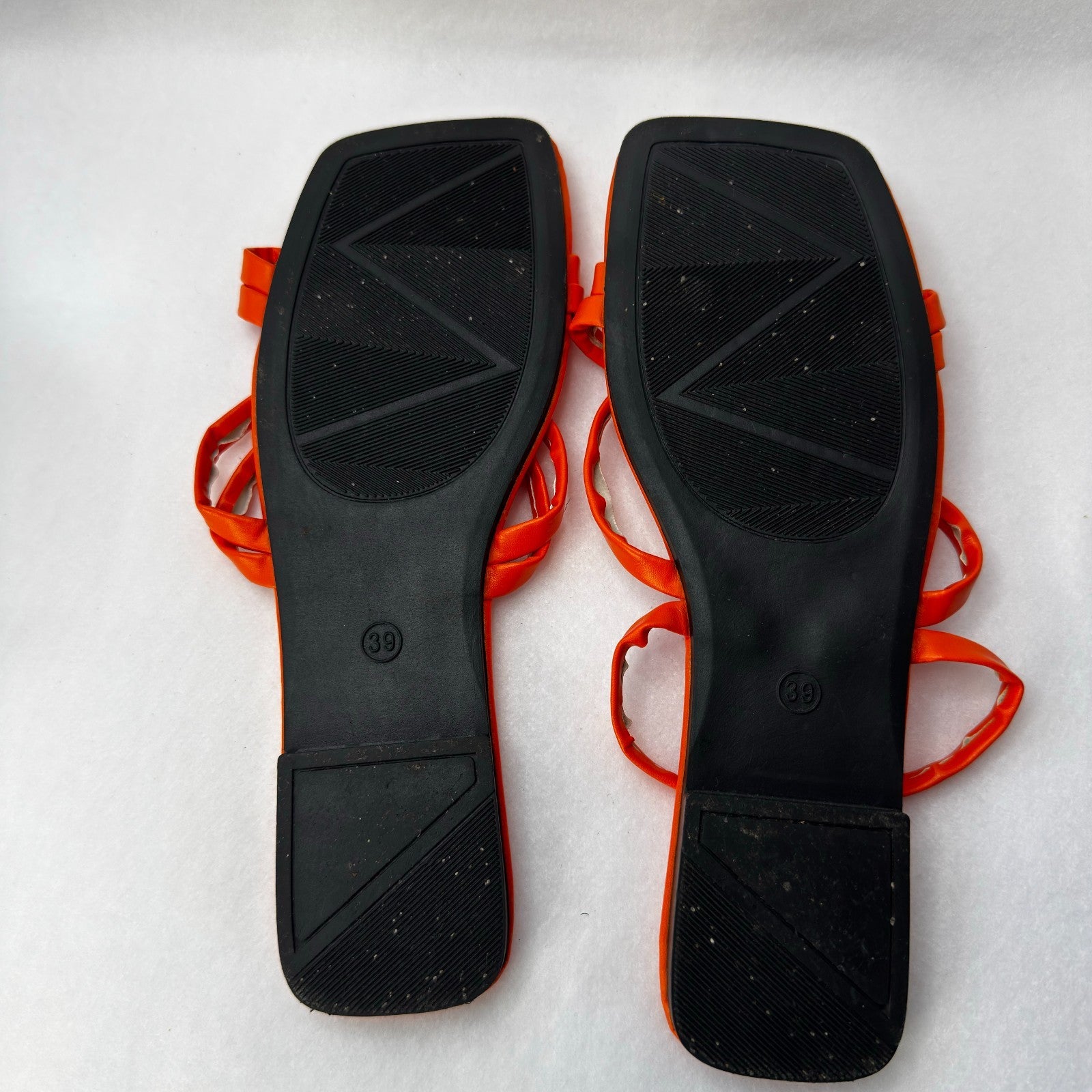 Womens Sandals Orange Size 7.5 US