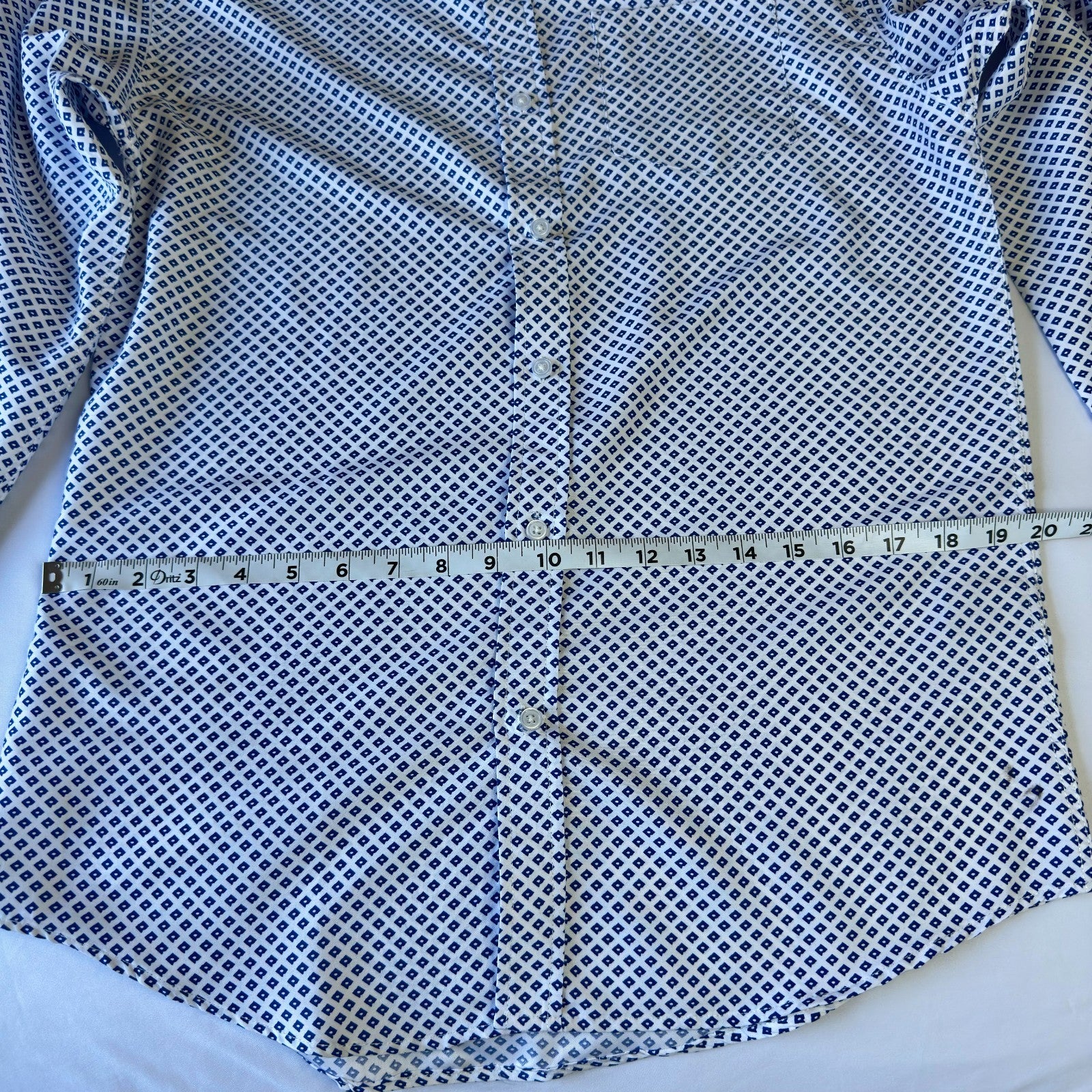 Mens Planet B Super Soft Collection Long Sleeve Button Up Shirt, Size M