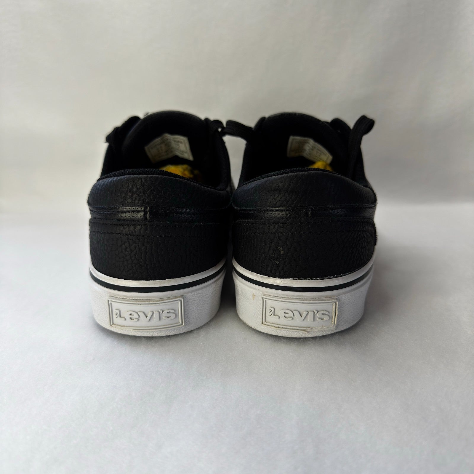 Levi's men's Ethan S WX Casual Fashion Sneaker Black Shoes Size 8.5 US