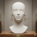 Wedding Earrings Gold Plated Crystal Rhinestone Women Stud Dangle Earrings