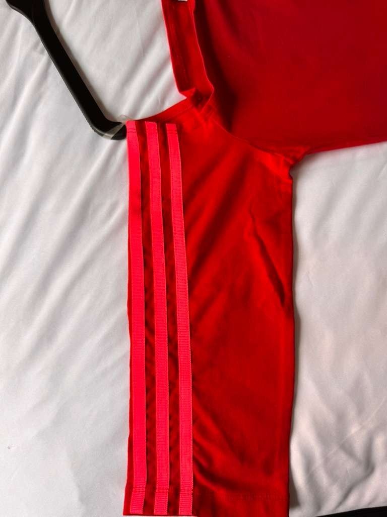 ADIDAS ORIGINALS 3 STRIPES OFF THE SHOULDER DRESS  Size Large