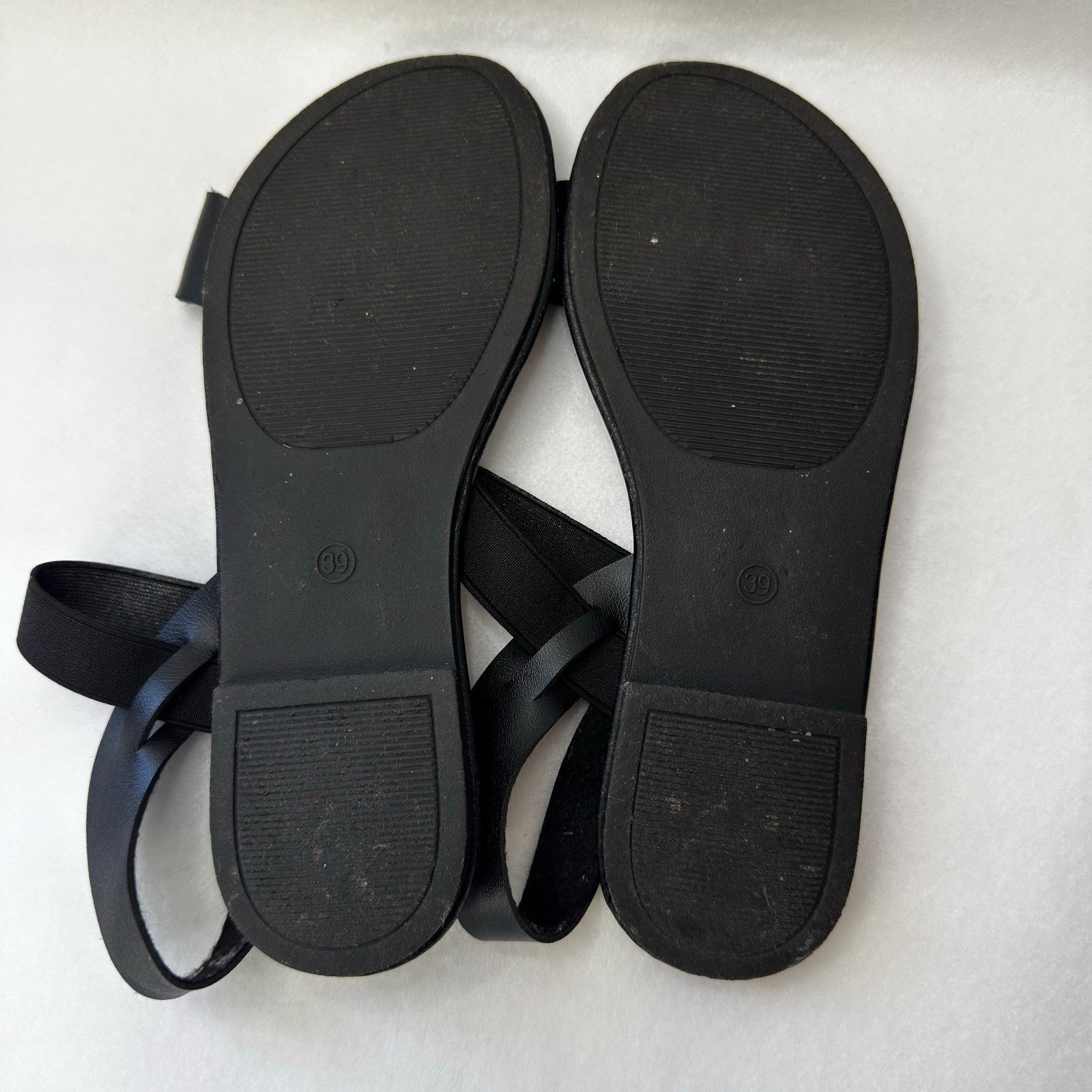 Womens Casual Flat Sandals for Summer, Suitable for beach Wear black Suze 7 US