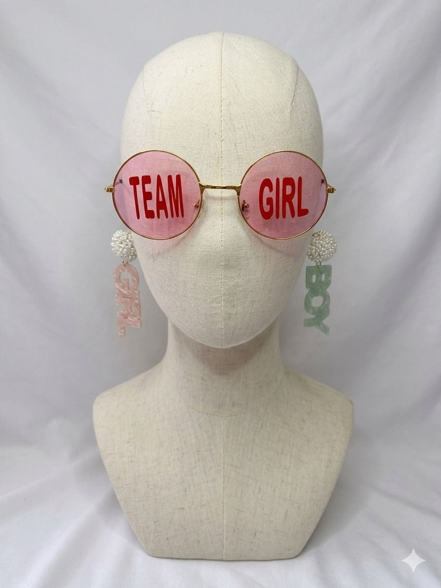 Reaveal Glasses Bleu And Pink Sungglasses Frameless Team Girl, Team Boy
