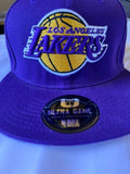 Los Angeles Lakers Cap Mens ULTRA GAME Snapback NBA Purple OSFM Official Hat NWT