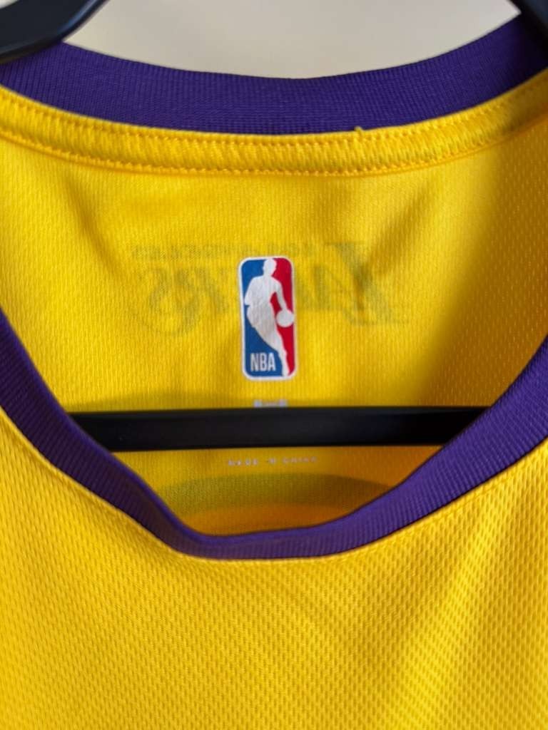Los Angeles Lakers Jersey Mens M Yellow Ultra Game Lebron NBA Basketball