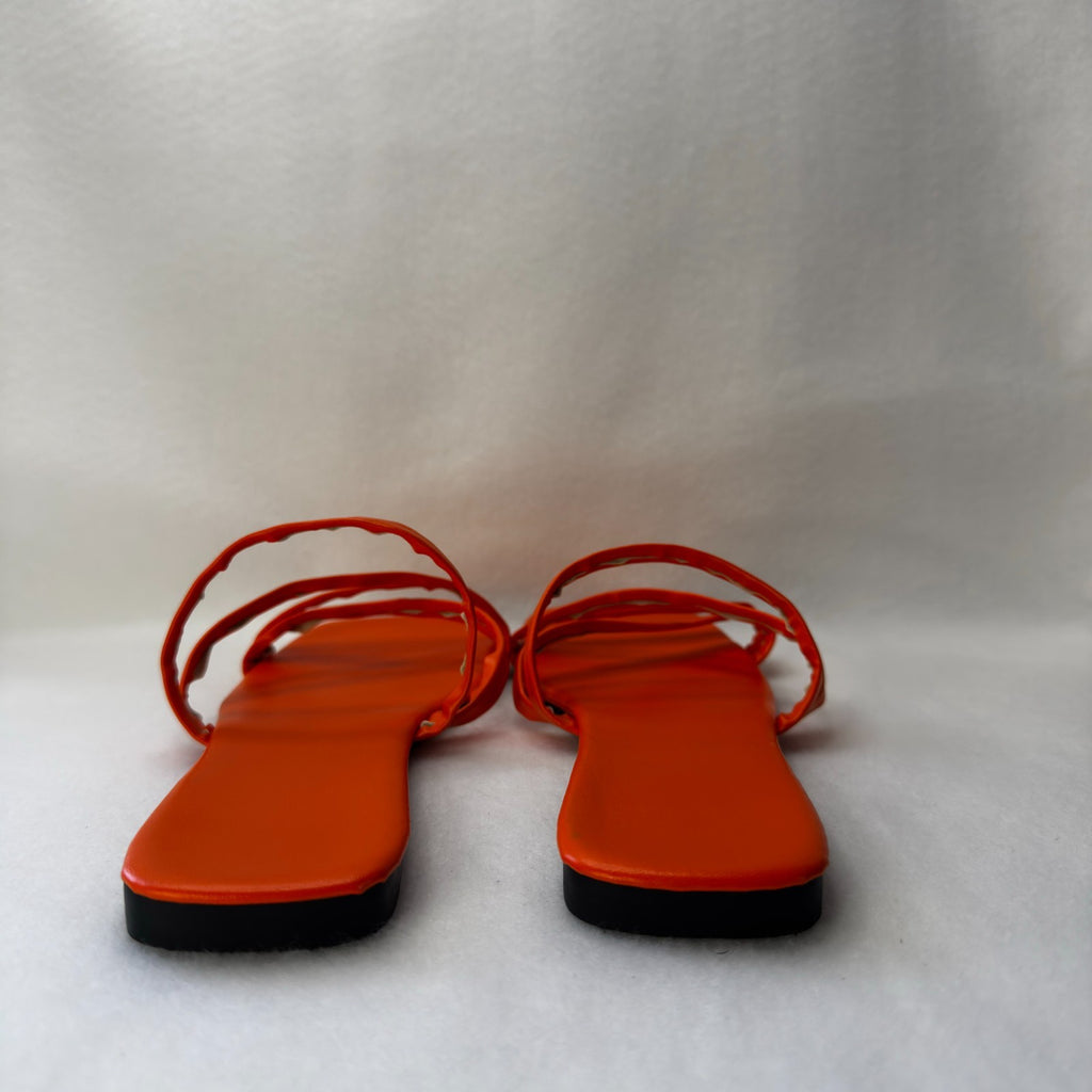 Womens Sandals Orange Size 7.5 US
