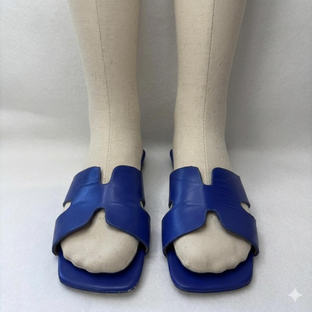 Womens Sandals Bleu Size 7.5 US