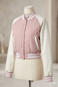 Vigoss Pink Jacket is both fashionable and practical for everyday wear.