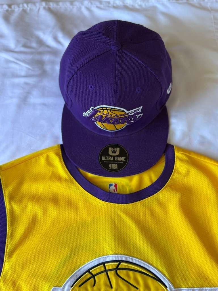 Los Angeles Lakers Jersey Mens M Yellow Ultra Game Lebron NBA Basketball