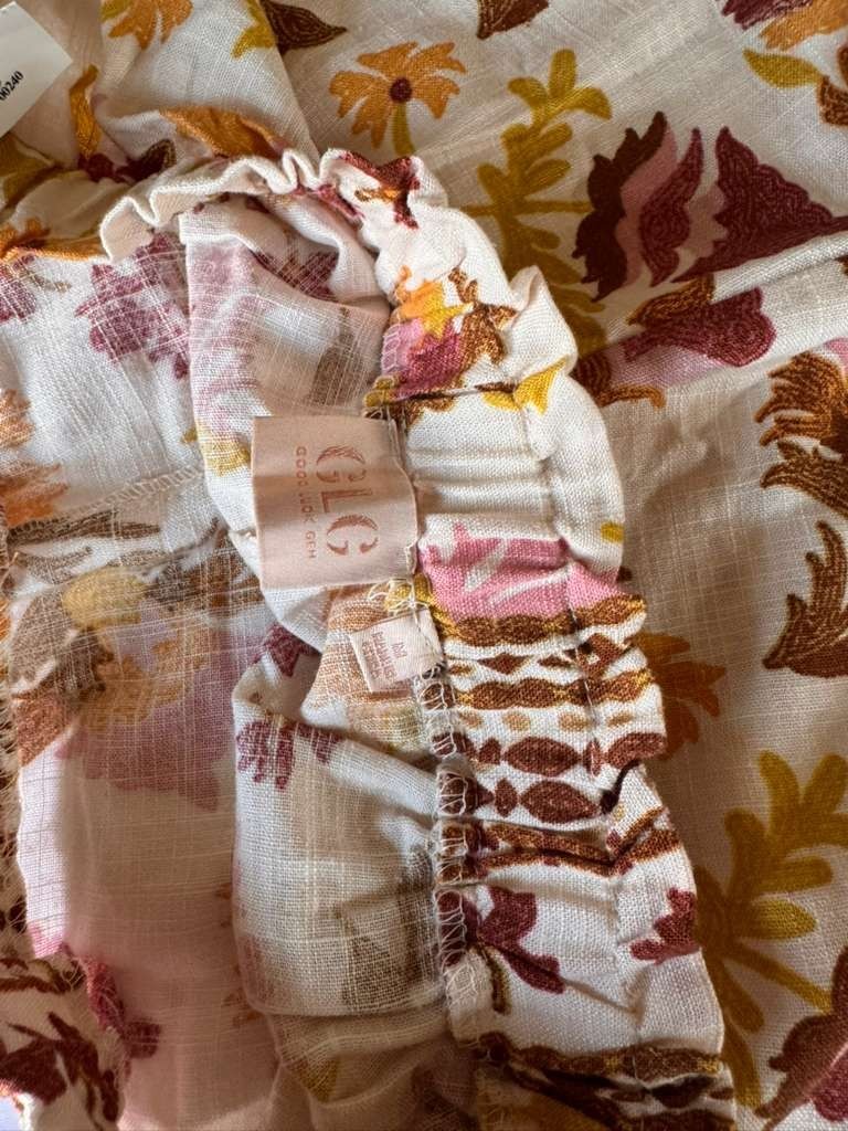 Good Luck Gem Multicolor Floral Jumpsuit Size Medium