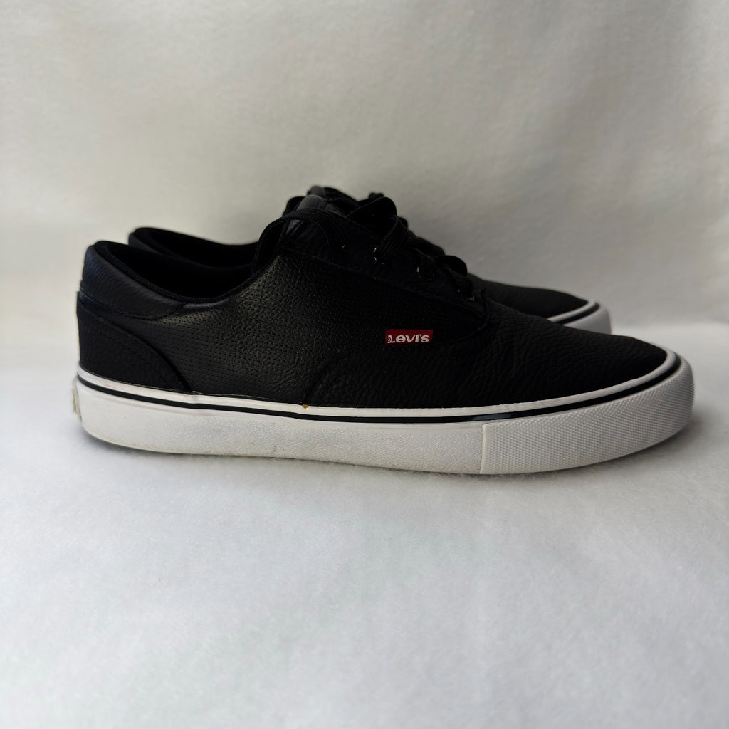 Levi's men's Ethan S WX Casual Fashion Sneaker Black Shoes Size 8.5 US
