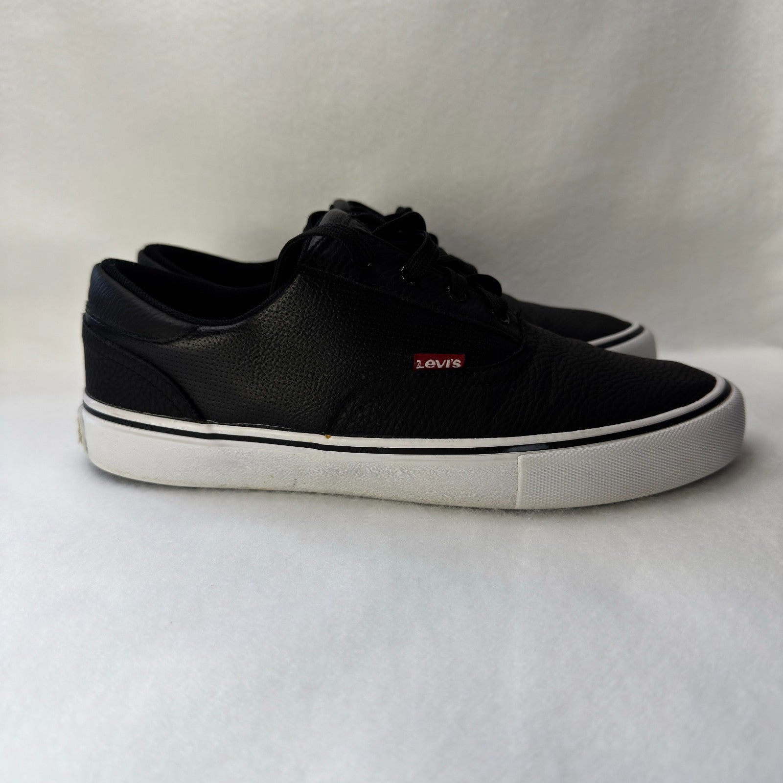 Levi's men's Ethan S WX Casual Fashion Sneaker Black Shoes Size 8.5 US