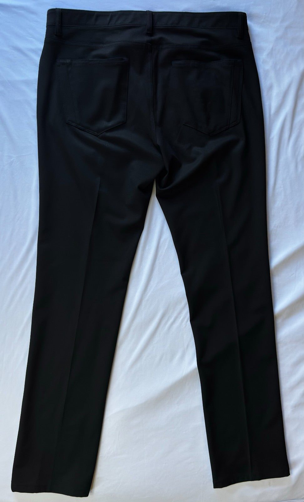 Perry Ellis  Stretch Slim Fit Men's Dressy 5-Pocket Pants,Color Black, Size 34