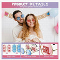 Reaveal Glasses Bleu And Pink Sungglasses Frameless Team Girl, Team Boy