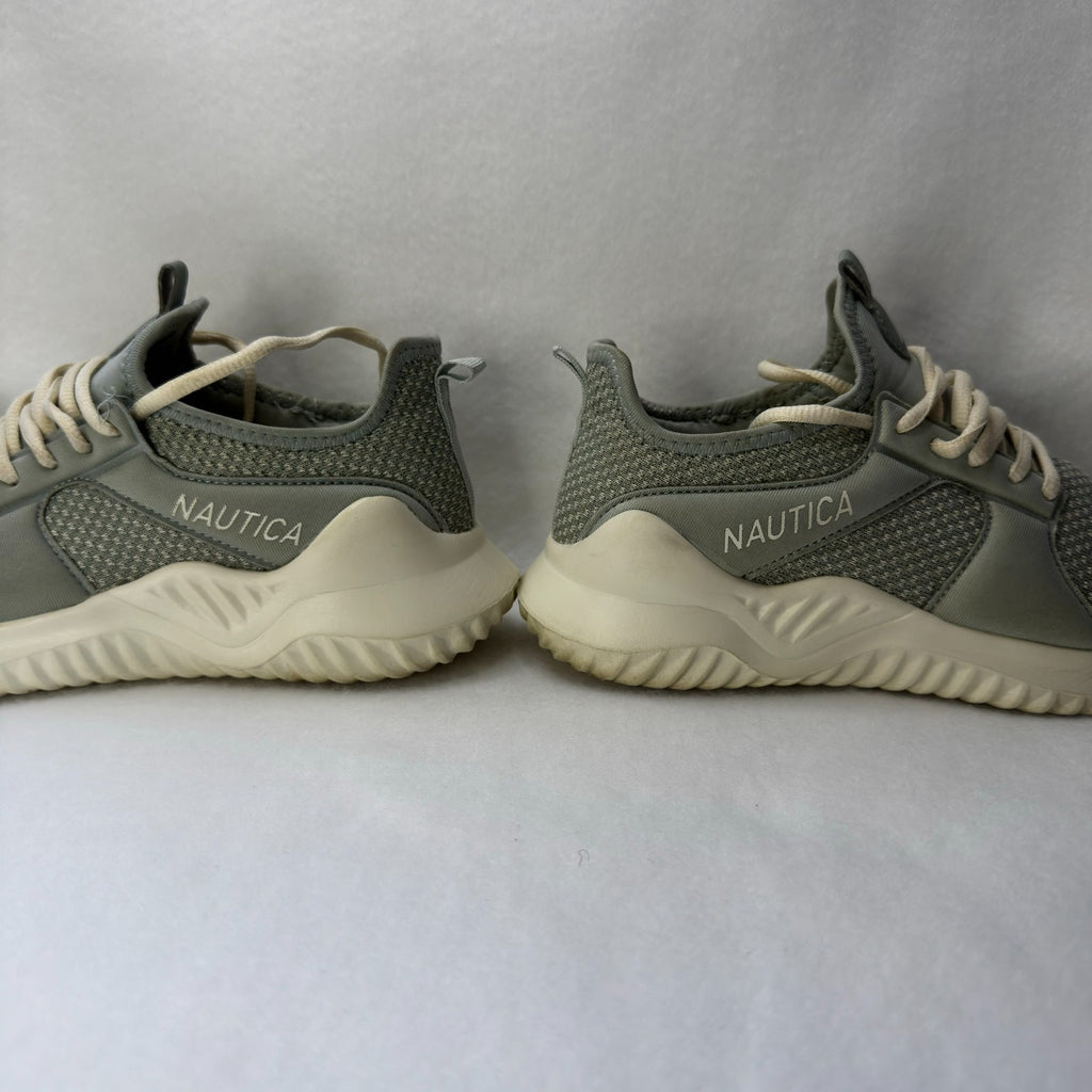 Nautica Gray Fashion Sneakers Lace Up Shoes Casual Lightweight Womens Size 8