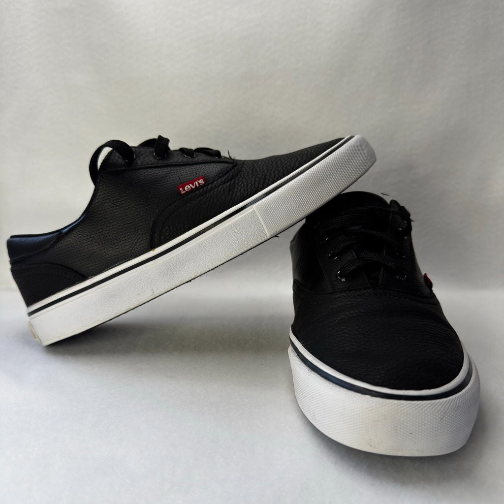 Levi's men's Ethan S WX Casual Fashion Sneaker Black Shoes Size 8.5 US