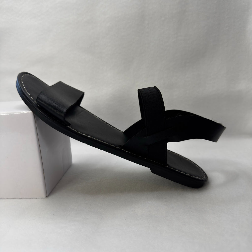 Womens Casual Flat Sandals for Summer, Suitable for beach Wear black Suze 7 US