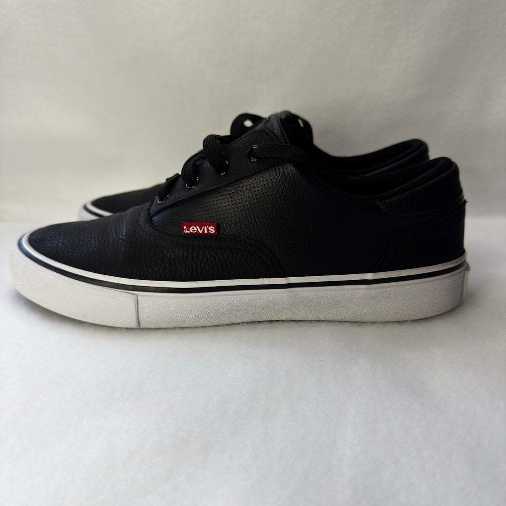 Levi's men's Ethan S WX Casual Fashion Sneaker Black Shoes Size 8.5 US