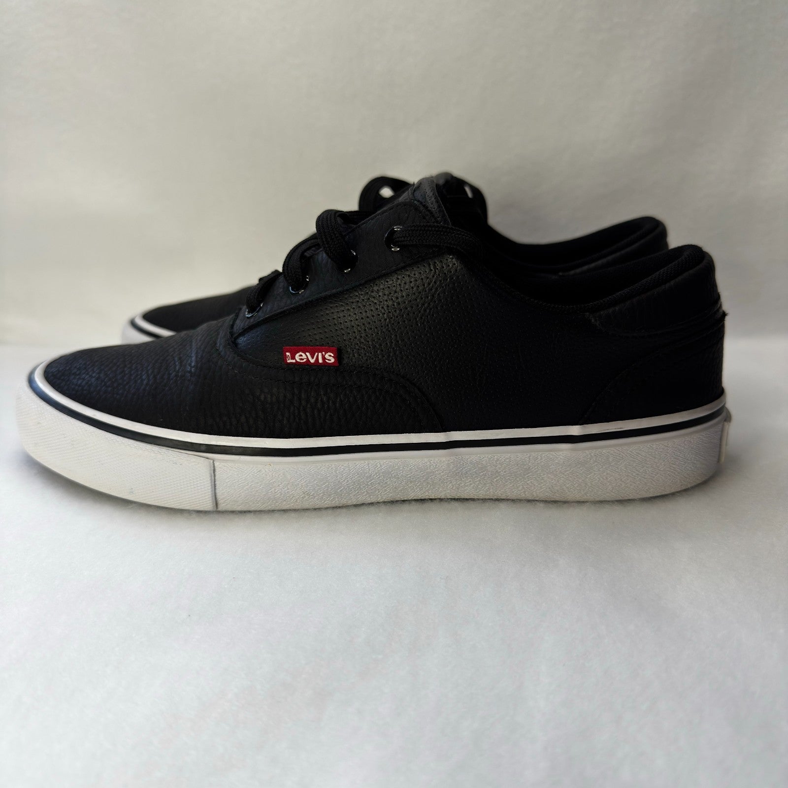 Levi's men's Ethan S WX Casual Fashion Sneaker Black Shoes Size 8.5 US