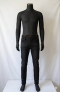 True Rebel Jeans Mens 34x32 Black Dark Wash Premium Denim RRL 808 Slim Fit