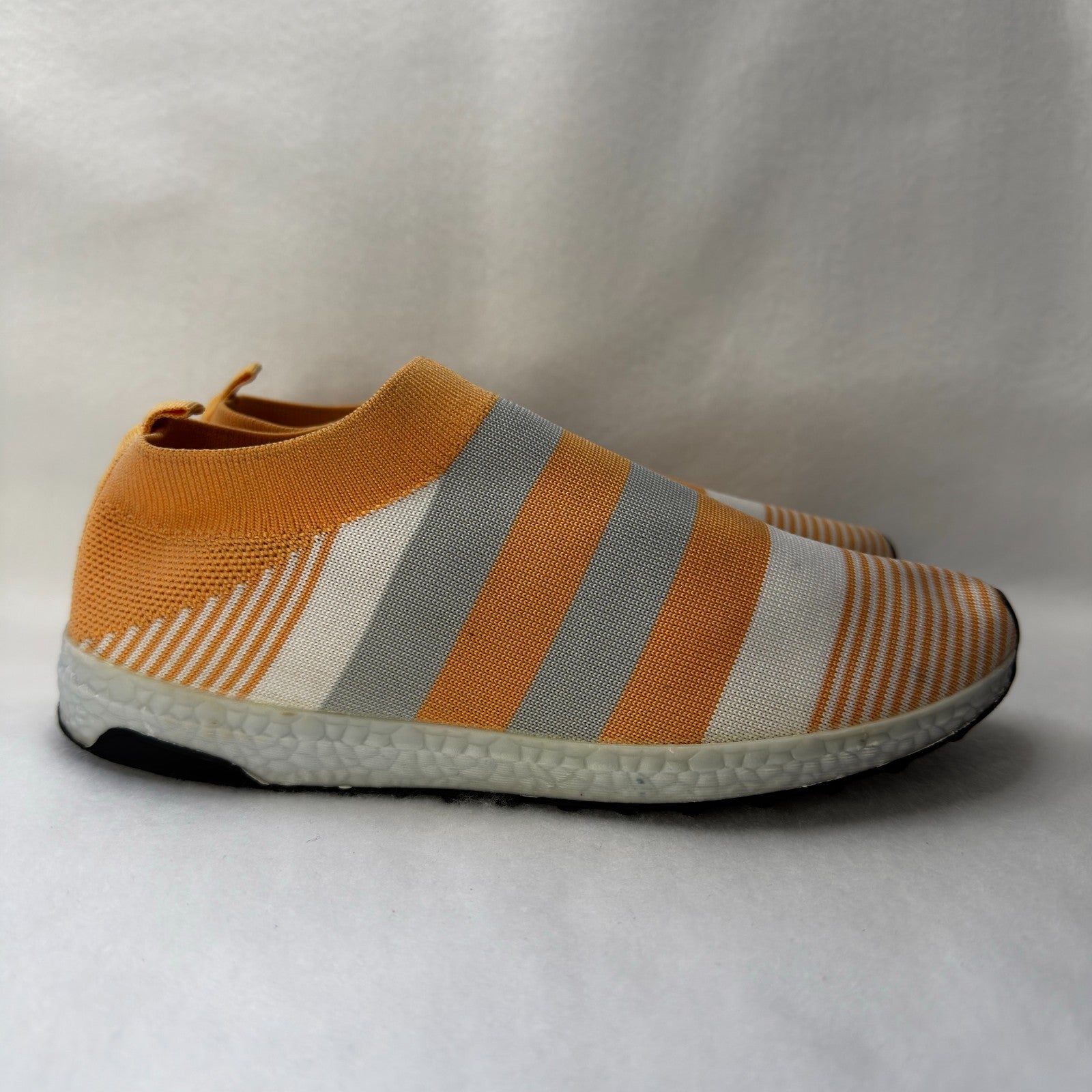 Color Mixed Knit Breathable Sneakers For Women Non Soft Casual Flats Slip On