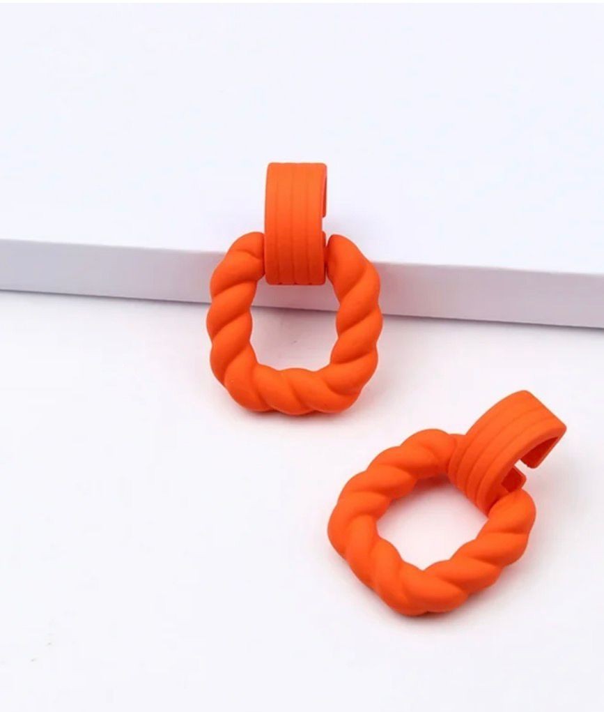 Square Earrings Acrylic Women's,girls About 30mm×41mm
