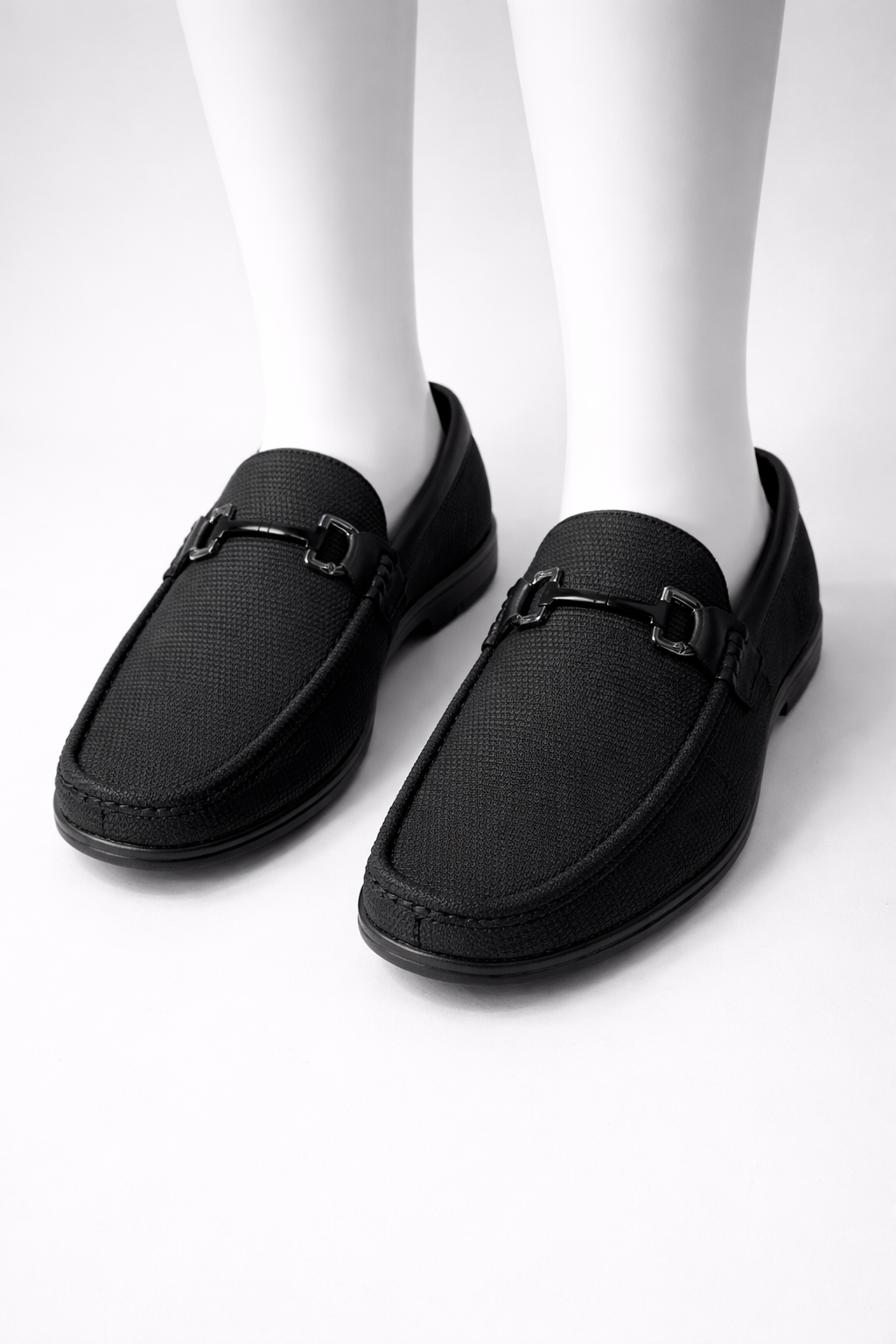 Beverly Hiils Polo Club Black Driving Loafers Size 8.5