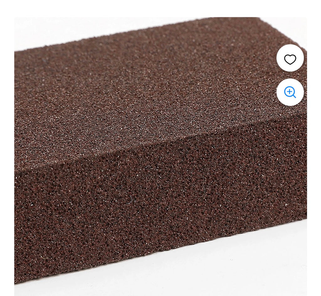 Portable Emery Sponge Brush Eraser Cleaner Kitchen Stains Rust Cleaning