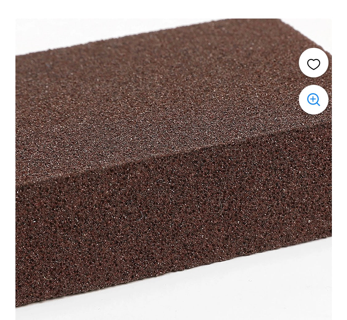 Portable Emery Sponge Brush Eraser Cleaner Kitchen Stains Rust Cleaning