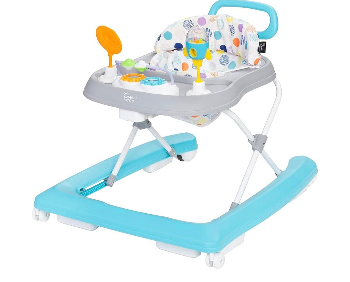 Trend plus 2-In-1 Activity Walker with Deluxe Removable Toys Walk-Behind