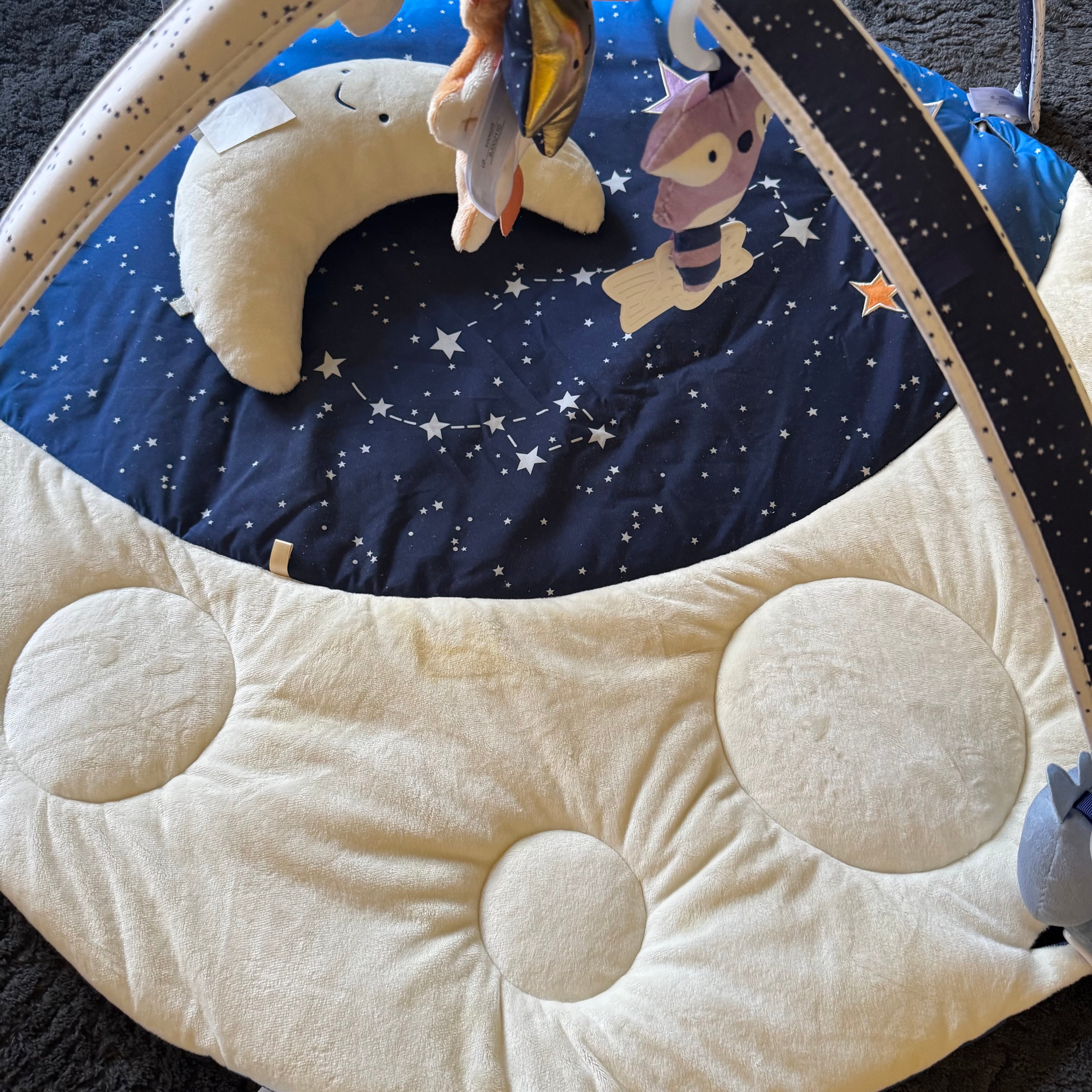 Skip Hop 3-in-1 Activity Baby Play Gym Tummy Time Mat, Celestial Dreams
