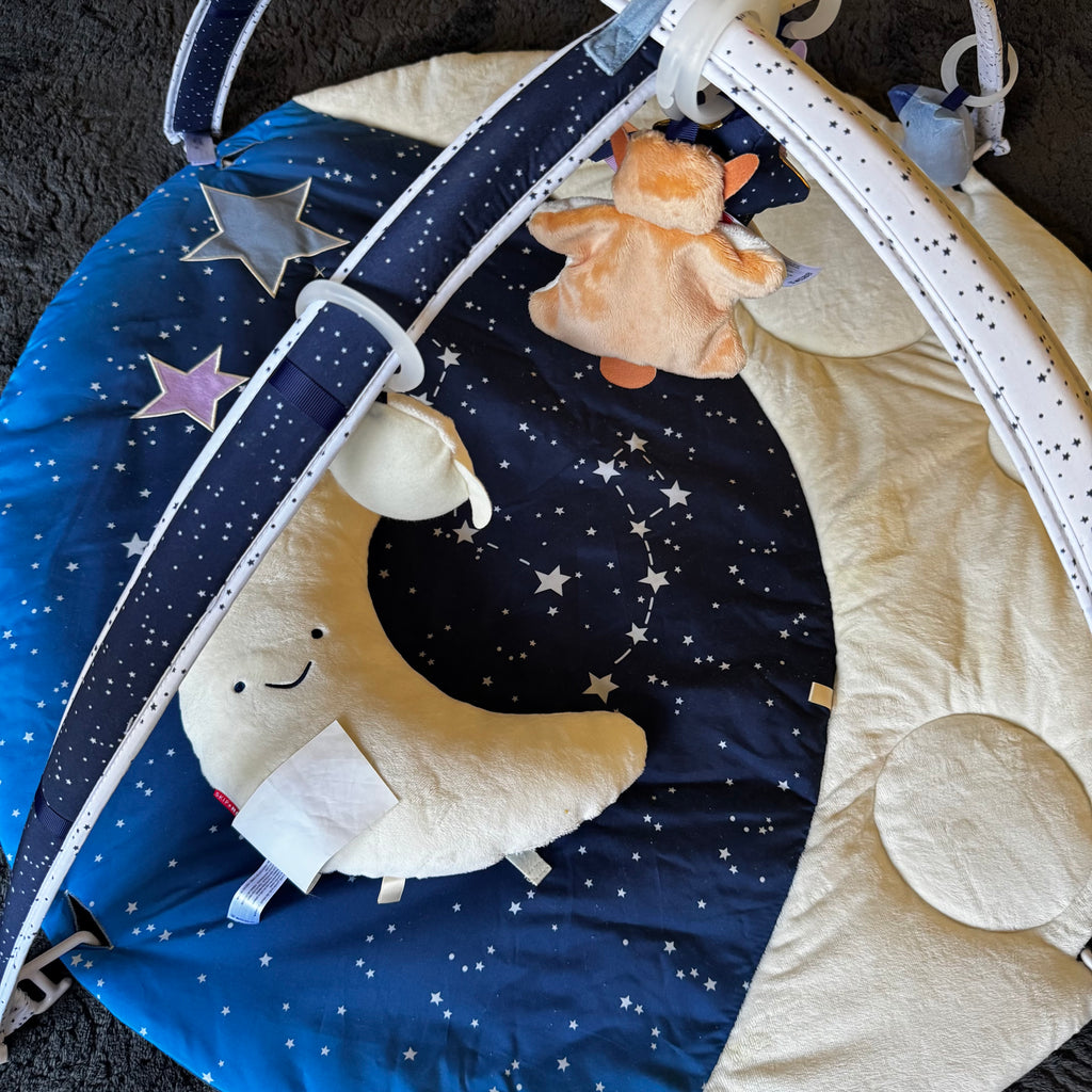 Skip Hop 3-in-1 Activity Baby Play Gym Tummy Time Mat, Celestial Dreams