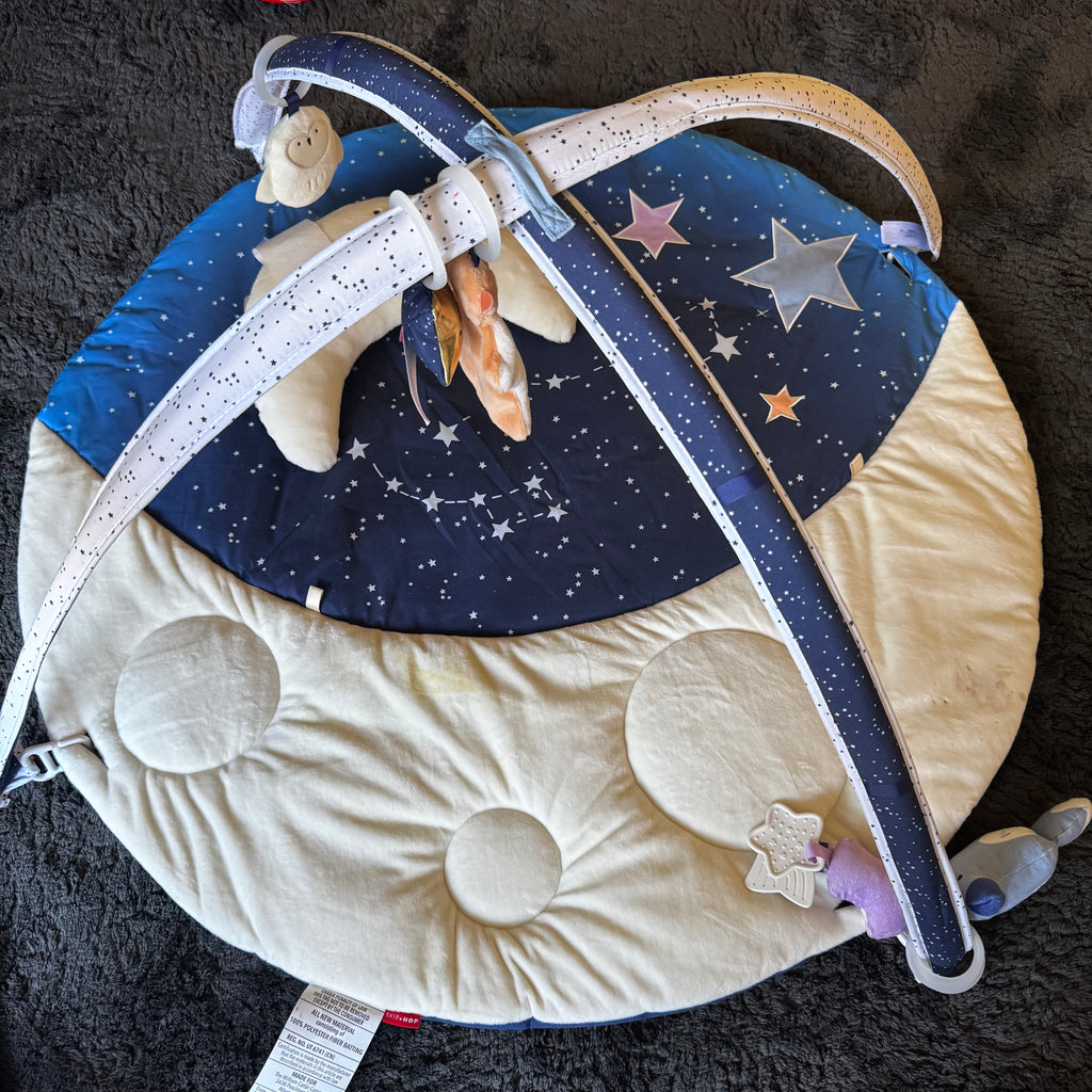 Skip Hop 3-in-1 Activity Baby Play Gym Tummy Time Mat, Celestial Dreams