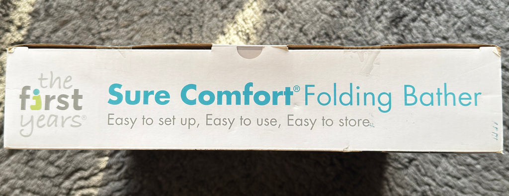 Brand New The First Years Sure Comfort Folding Bather Baby Bath Seat Birth-15lbs