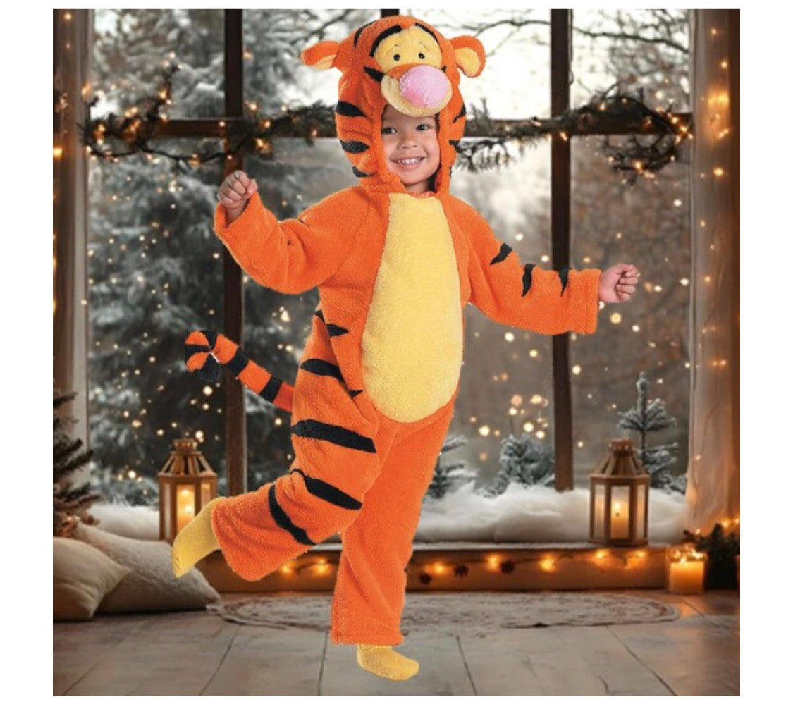 Disney Winnie the Pooh Tigger 2 Pc Halloween Costume Size 12-18 M