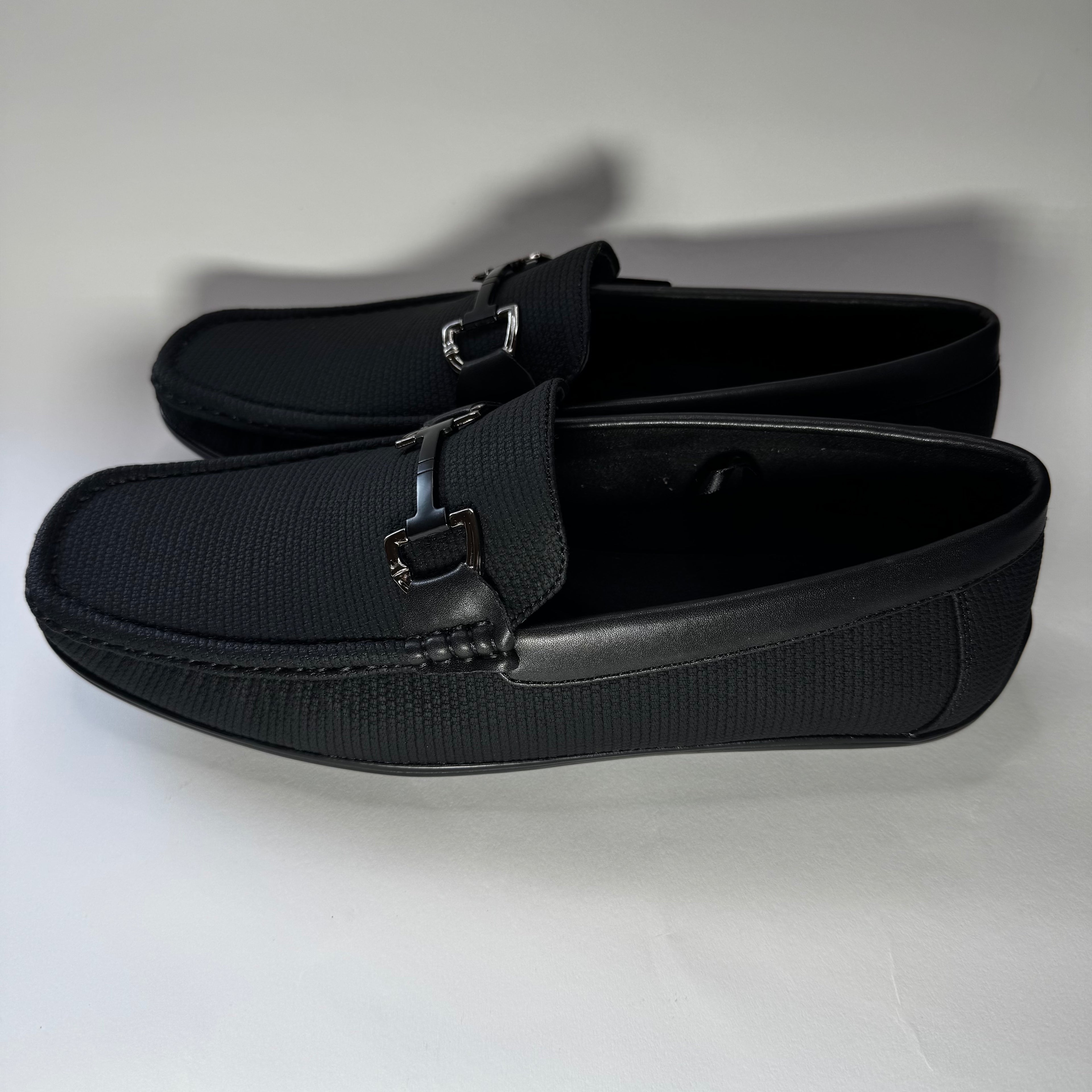 Beverly Hiils Polo Club Black Driving Loafers Size 8.5