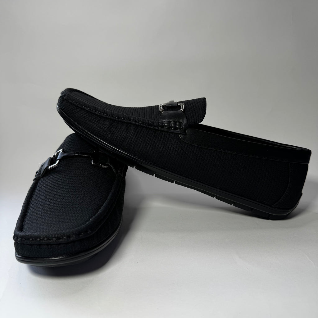 Beverly Hiils Polo Club Black Driving Loafers Size 8.5
