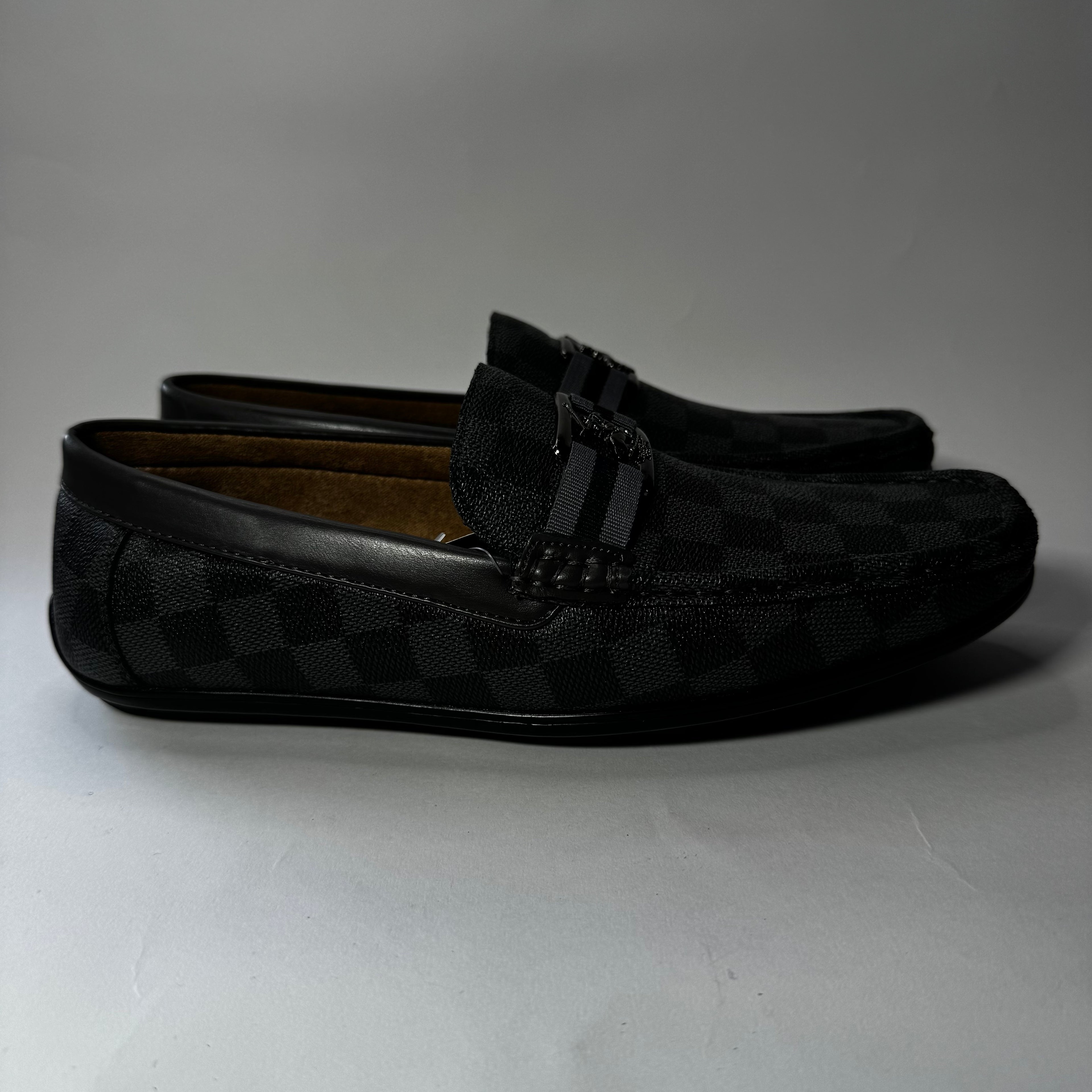 Beverly Hills Polo Club Men Grey N Black Slip on loafers Size 8