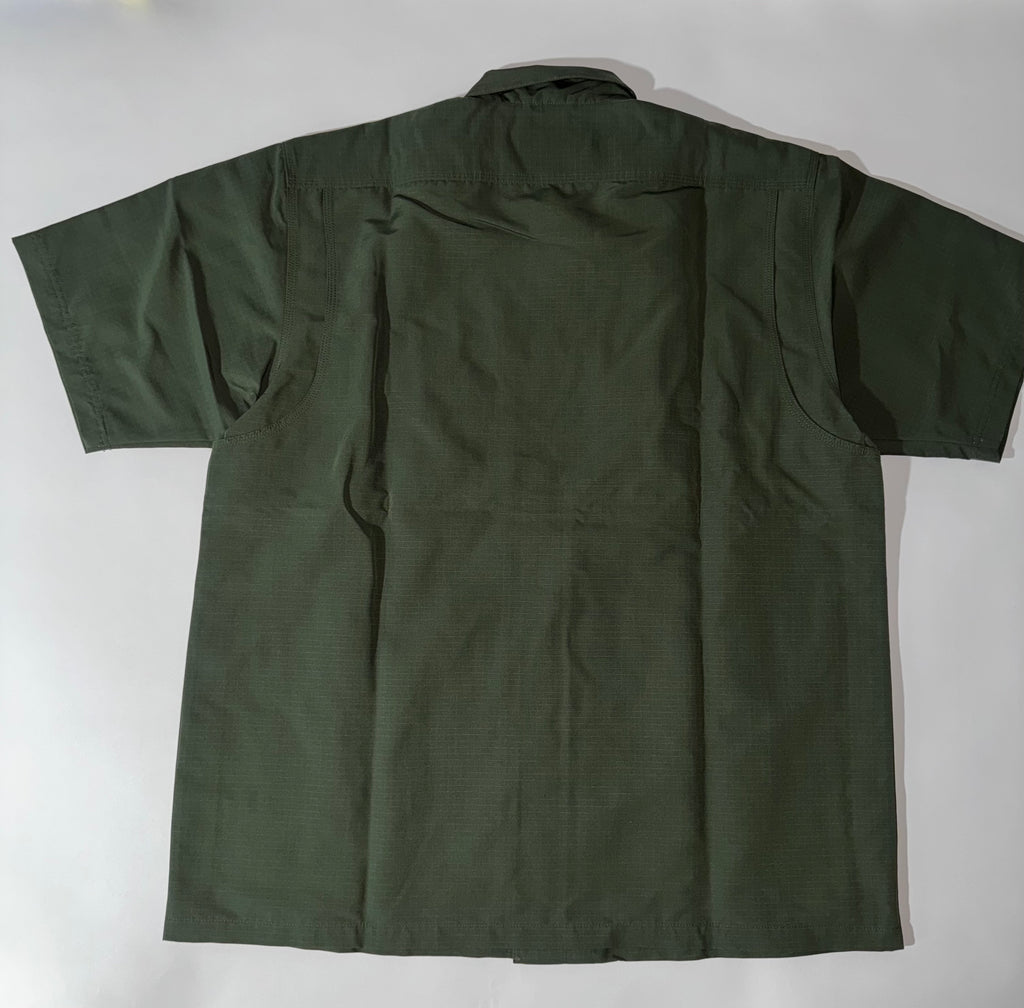 5.11 Tactical Fast Tac TDU Green Mens L Rip Stop Shirt Uniform